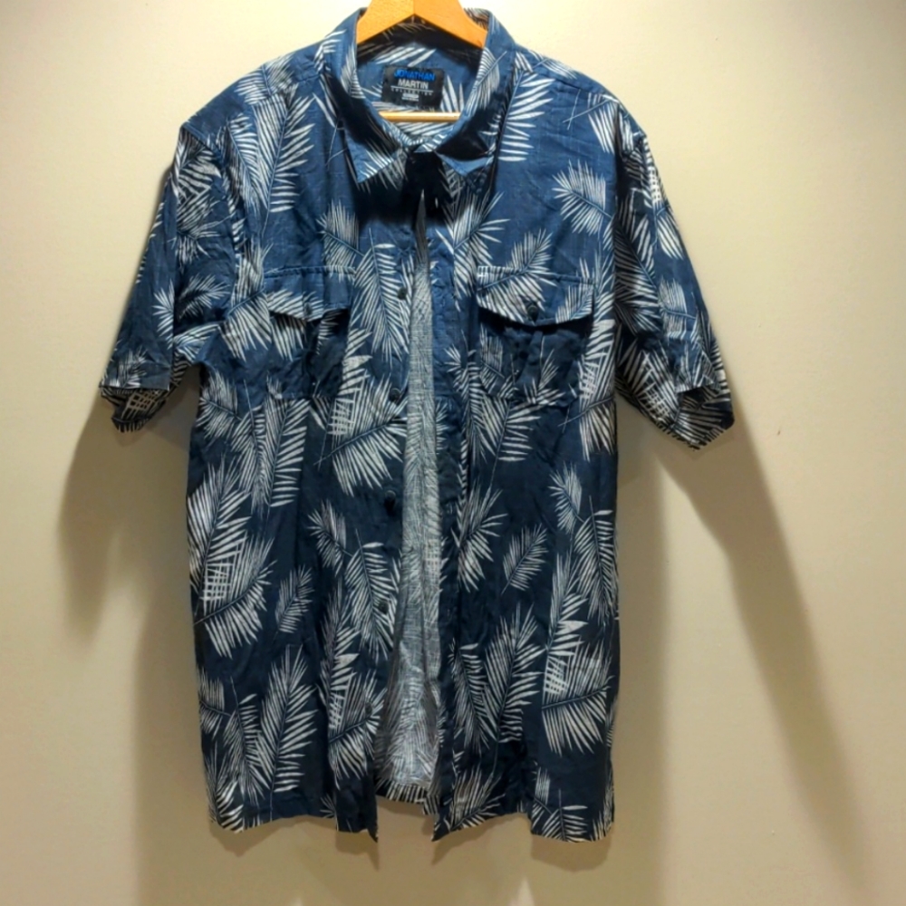 Jonathan Martin Linen Shirt Size XXL